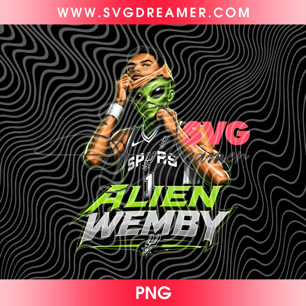 Victor Wembanyama The Alien San Antonio Spurs PNG, Wemby Alien Basketball PNG, NBA Finals Spurs 2026 Wembanyama PNG 1 Victor Wembanyama The Alien San Antonio Spurs PNG, Wemby Alien Basketball PNG, NBA Finals Spurs 2026 Wembanyama PNG