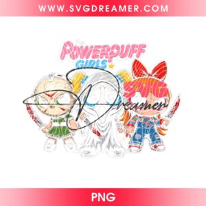 The Horror Powerpuff Girls PNG, Halloween Cartoon The Powerpuff Girls PNG 2