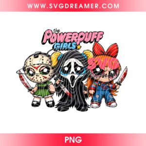The Horror Powerpuff Girls PNG, Halloween Cartoon The Powerpuff Girls PNG 1