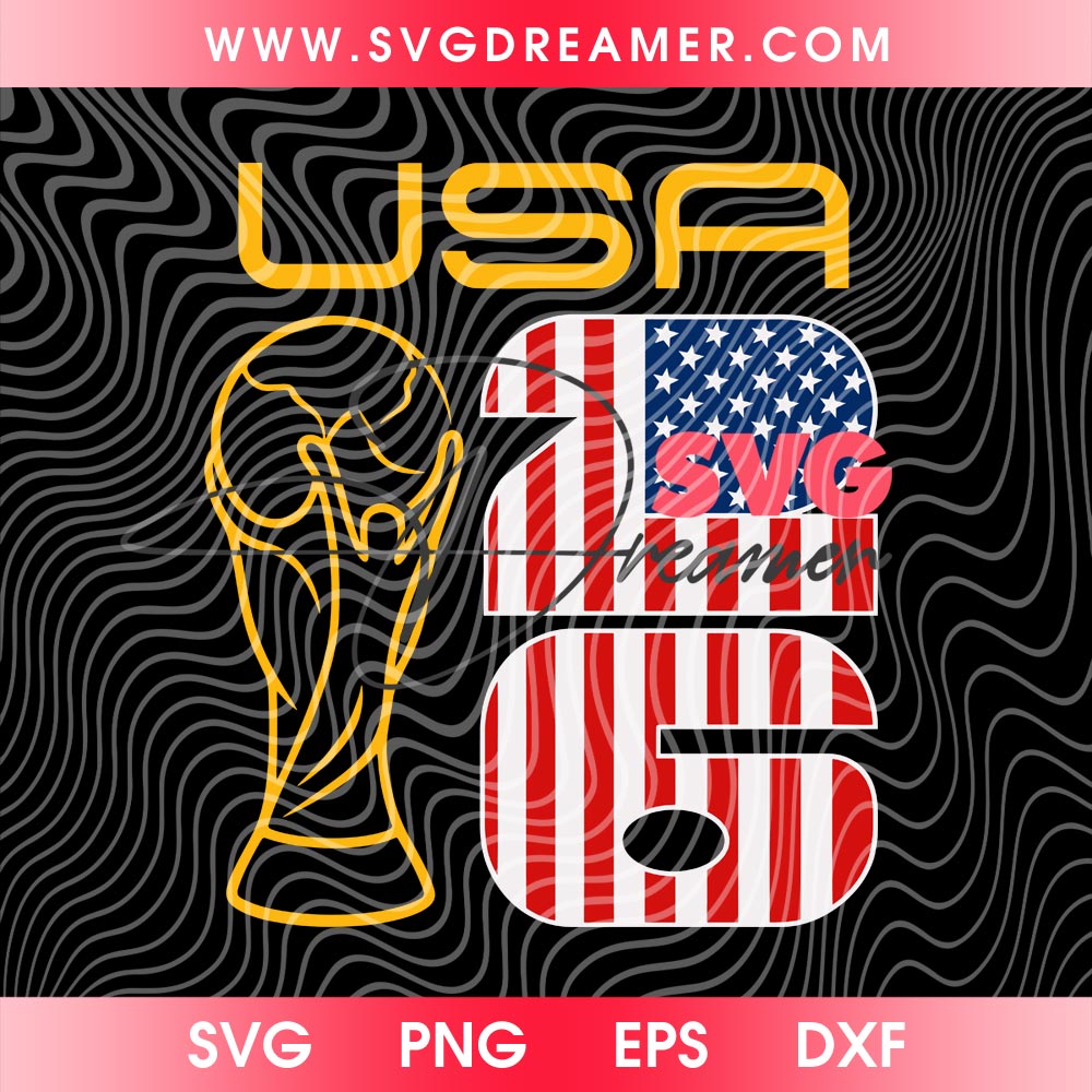USA 2026 Soccer World Cup Trophy American Flag SVG PNG 2 USA 2026 Soccer World Cup Trophy American Flag SVG PNG