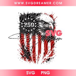 USA 250 1776 2026 Patriotic SVG PNG Design 2
