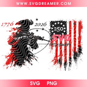 USA 250th Years Aniversary SVG PNG, America 1776 2026 SVG PNG, Independence Day 4th July SVG
