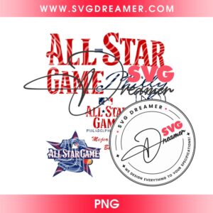 2026 MLB All Star Starter Wildcard PNG, Philly 2026 Baseball PNG, Vintage Philadelphia All Star Game PNG