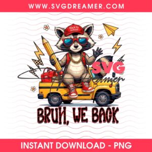 Back To School 2027 PNG Bundle Bruh We Back PNG Bundle 6
