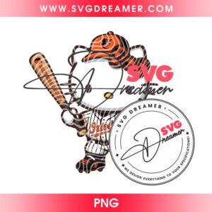 Baltimore Orioles Hello Kitty Baseball Player PNG, MLB Orioles Team Hello Kitty Sanrio Cartoon PNG