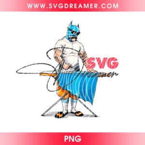 Batman Ironing PNG, Superhero Laundry PNG