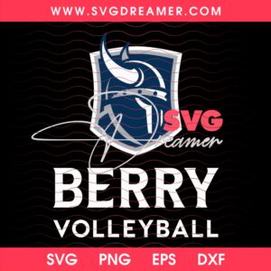 Berry Volleyball SVG PNG