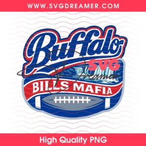 Buffalo Bills Mafia PNG, Bills Team Football NFL Design PNG