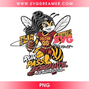 Colton Football Design PNG 1