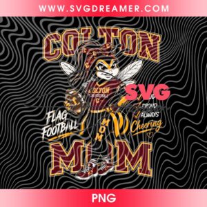 Colton Football Design PNG 2
