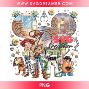 Disney Mickey Mouse Head Toy Story PNG