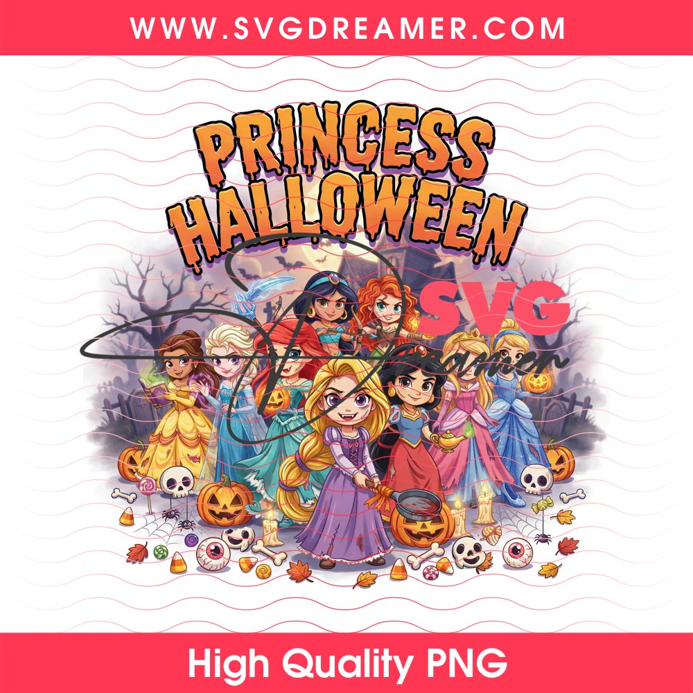 Disney Princess Halloween 2027 PNG, Spooky Season Princess PNG, Horror Princess Characters PNG 4 Disney Princess Halloween 2027 PNG, Spooky Season Princess PNG, Horror Princess Characters PNG