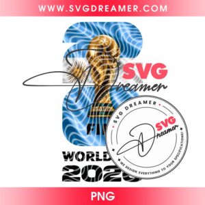 FIFA World Cup 2026 Argentina Trophy Fan Art Design PNG, Argentina Soccer 2026 PNG 1