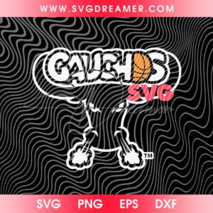 Gauchos Basketball Logo SVG PNG 2