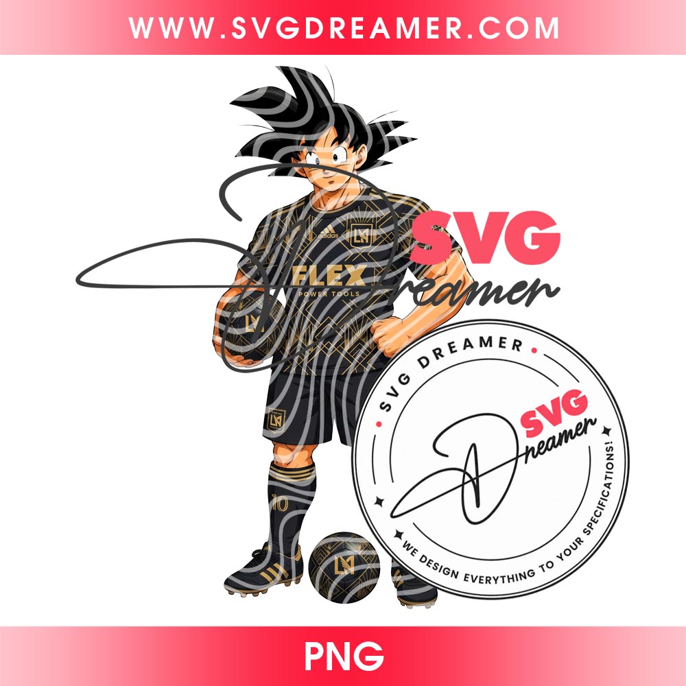Goku LAFC Football Club PNG, Dragonball Character LAFC Soccer Player PNG 2 Goku LAFC Football Club PNG, Dragonball Character LAFC Soccer Player PNG