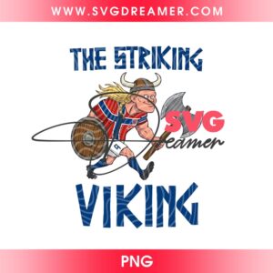 Haaland The Striking Viking PNG, Erling Haaland Norway PNG, Funny Football Cartoon World Cup 2026 PNG