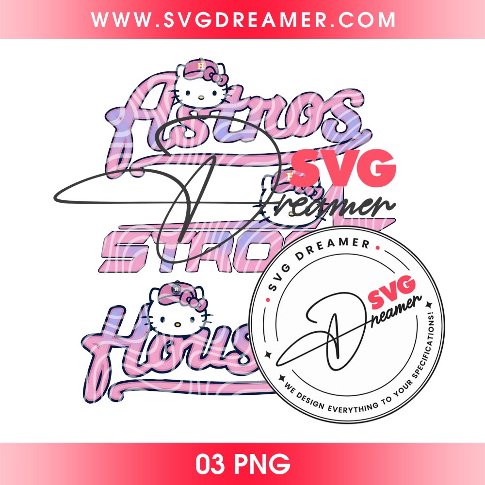 Hello Kitty Houston Astros Baseball Logo PNG 2 Hello Kitty Houston Astros Baseball Logo PNG