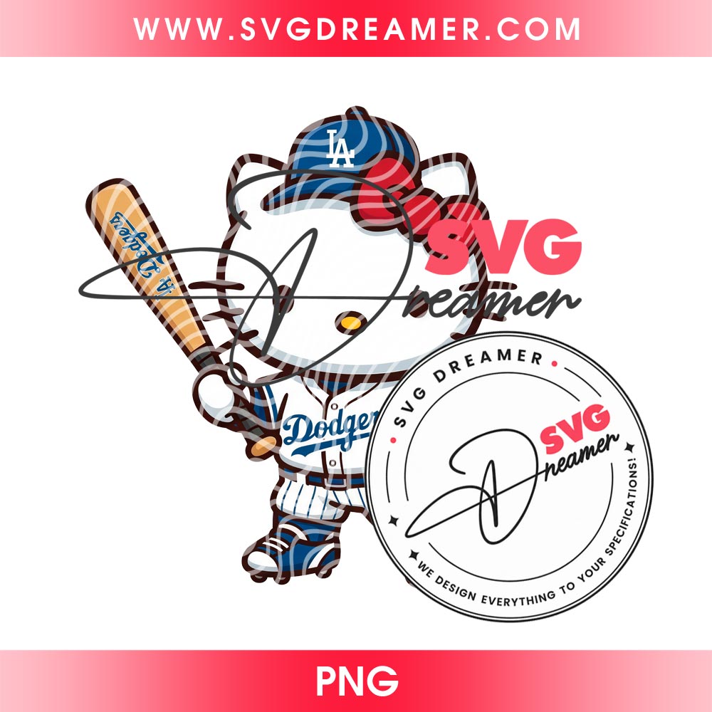 80+ Hello Kitty Los Angeles Dodgers PNG, All Designs LA Dodgers Hello Kitty by SVG Dreamer 11 Hello Kitty Los Angeles Dodgers Baseball Player PNG, MLB LA Dodgers Hello Kitty Sanrio Cartoon PNG