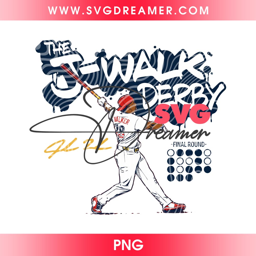 Jordan Walker J-Walk Derby PNG Design, The J-Walk Derby 2026 Champion PNG File, Walker 22 Baseball PNG Digital Download 1 Jordan Walker J-Walk Derby PNG Design, The J-Walk Derby 2026 Champion PNG File, Walker 22 Baseball PNG Digital Download