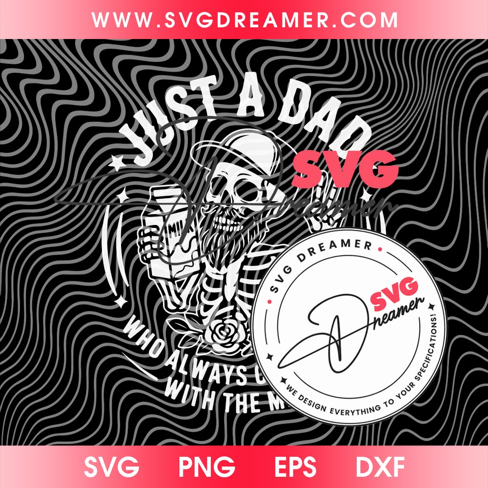 Just A Dad Who Always Came Back With The Milk SVG PNG 2 Just A Dad Who Always Came Back With The Milk SVG PNG 2