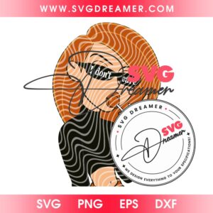 Kim Possible I Dont Care SVG PNG