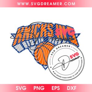 Knicks In 5 SVG PNG, New York Knicks Basketball Logo SVG PNG