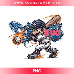 LA Dodgers Mario Player PNG, Super Mario Los Angeles Baseball PNG