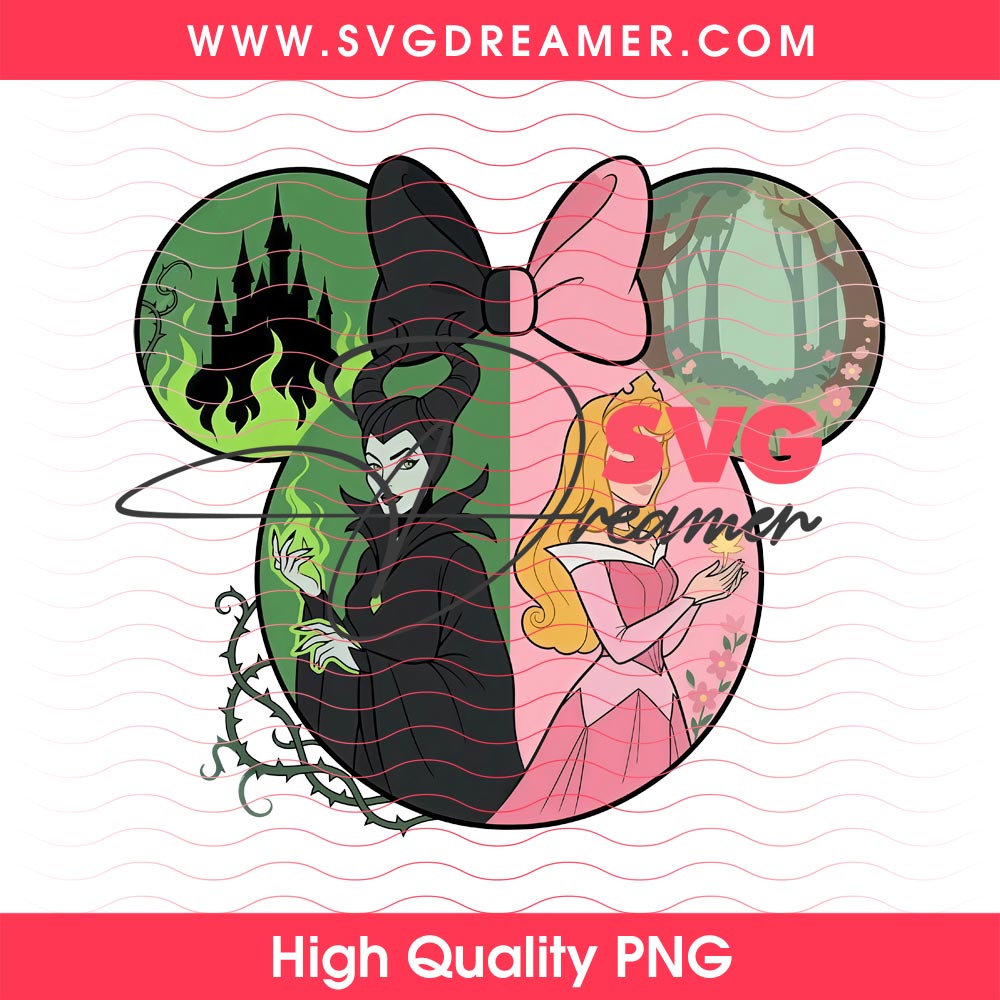 Maleficent Aurora Mickey Ears PNG, Enchanted Forest Disney Mouse Ears PNG 2 Maleficent Aurora Mickey Ears PNG, Enchanted Forest Disney Mouse Ears PNG