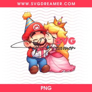 Mario And Peach Princess Design Bundle PNG 11 Mario And Peach Princess Design Bundle PNG 4