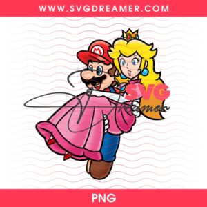 Mario And Peach Princess Design Bundle PNG 12 Mario And Peach Princess Design Bundle PNG 5