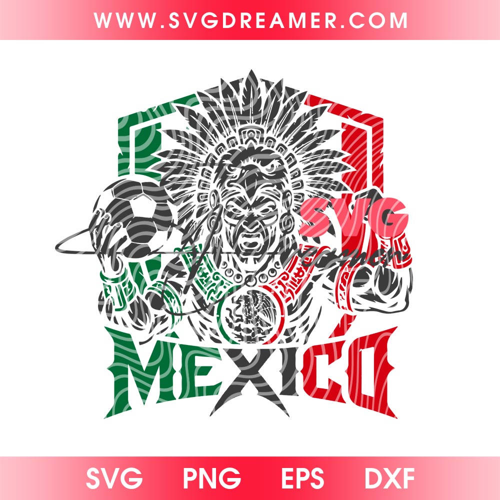 Mexico Soccer Warrior 2026 SVG PNG, FIFA World Cup 2026 Mexico Team PNG SVG 4 Mexico Soccer Warrior 2026 SVG PNG, FIFA World Cup 2026 Mexico Team PNG SVG