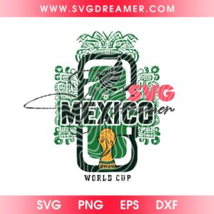Mexico World Cup 2026 Clipart PNG SVG, Mexico Soccer Fan SVG PNG Design, Football Championship Graphic PNG SVG