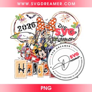 Mickey Minnie Friends Halloween 2026 PNG, Disney Mickeys Not So Scary Halloween Party 2026 PNG