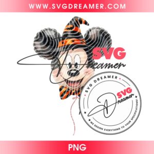 Mickey Minnie Mouse Halloween Balloon PNG, Cute Halloween Mouse Couple PNG, Witch Hat Pumpkin Bow PNG 4 Mickey Minnie Mouse Halloween Balloon PNG 1