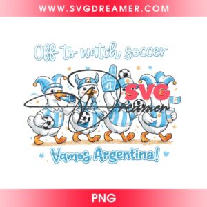 Off To Watch Soccer PNG, Vamos Argentina PNG, World Cup 2026 Champions PNG