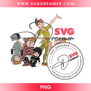 Peter Pan PNG, Neverland Characters PNG