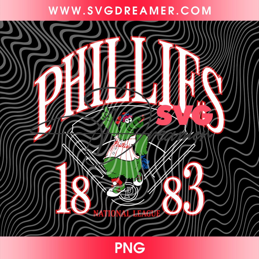 Philadelphia Phillies Phanatic Mascot PNG, Phillies Baseball EST 1883 PNG 2 Philadelphia Phillies Phanatic Mascot PNG, Phillies Baseball EST 1883 PNG