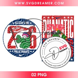 Phillie Phanatic All Star Game 2026 PNG Design, Philadelphia Phillies Baseball 2026 PNG File, All Star Game PNG Digital