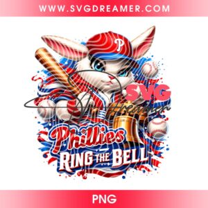 Phillies Bunny Mascot PNG, Philadelphia Phillies Ring The Bell PNG, MLB All Star Game 2026 PNG