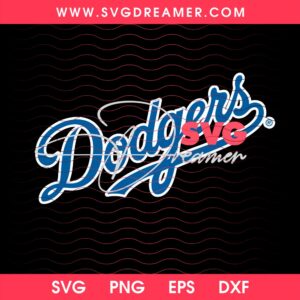 Retro LA Dodgers Logo SVG PNG
