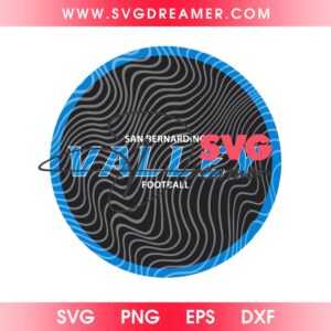 San Bernardino Valley Football Logo SVG PNG