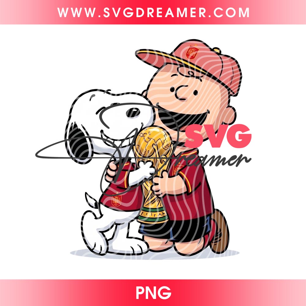 Snoopy And Charlie Brown Spain World Cup Champions PNG, FIFA World Cup 2026 Spain Cartoon Peanuts PNG 1 Snoopy And Charlie Brown Spain World Cup Champions PNG, FIFA World Cup 2026 Spain Cartoon Peanuts PNG