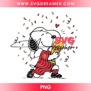 Snoopy Spain World Cup Trophy PNG, FIFA World Cup 2026 Spain Soccer Peanuts PNG