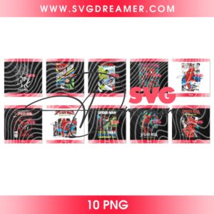 Spiderman Brand New Day Poster PNG Files Bundle