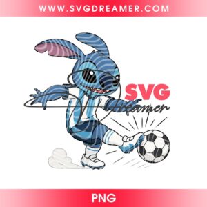 Stitch Argentina Soccer PNG Bundle, FIFA World Cup 2026 Argentina Disney Stitch Cartoon PNG 7 Stitch Argentina Soccer PNG Bundle 2
