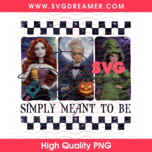 Barbie Doll Simply Mean To Be PNG, Halloween Doll PNG, Spooky Doll Halloween Movie Characters PNG