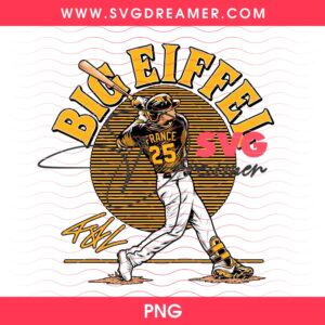 Big Eiffel Slugger PNG, The Power Swing Ty France Big Eiffel Classic PNG