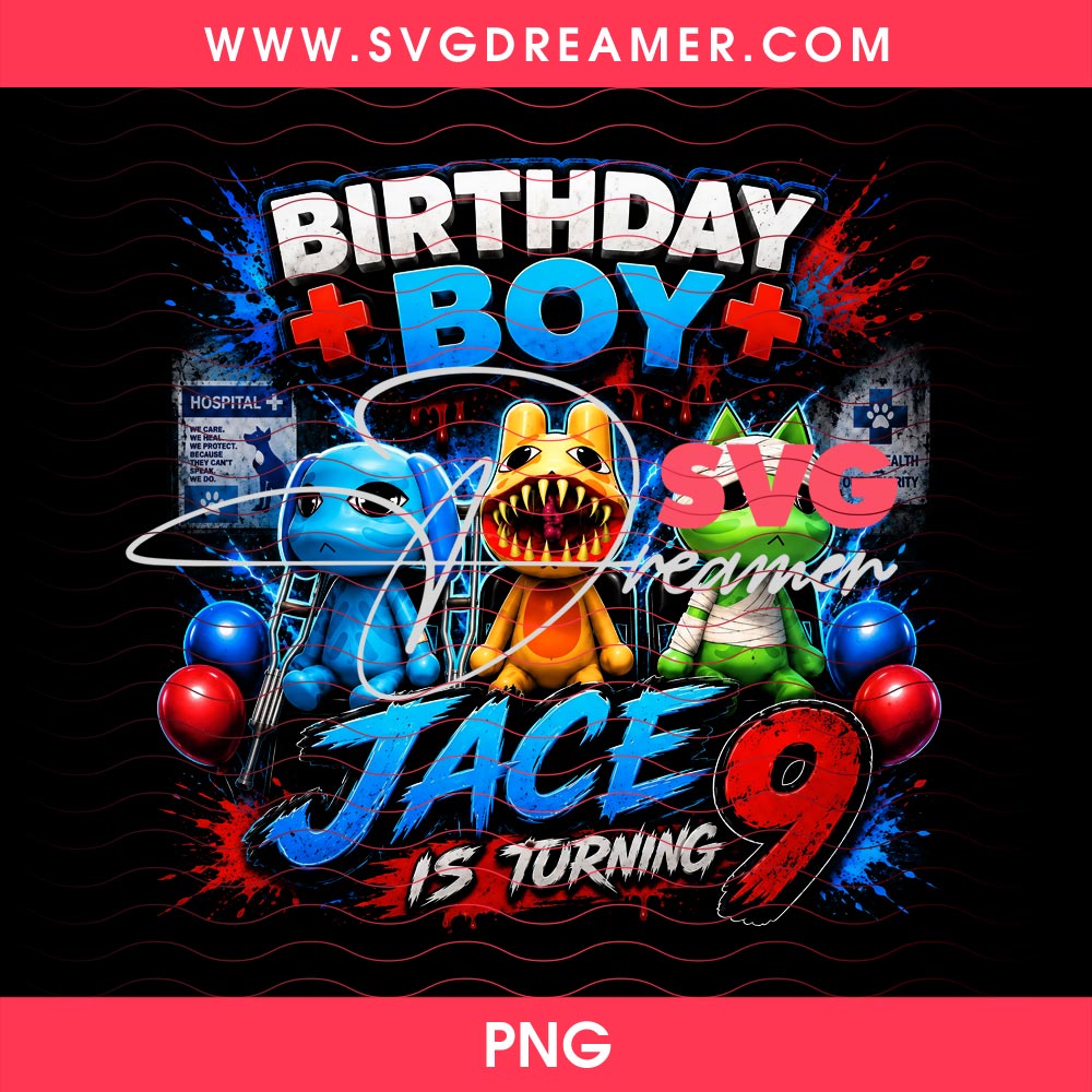 Birthday Boy Jace Is Turning SVG PNG Halftone 2 Birthday Boy Jace Is Turning SVG PNG Halftone