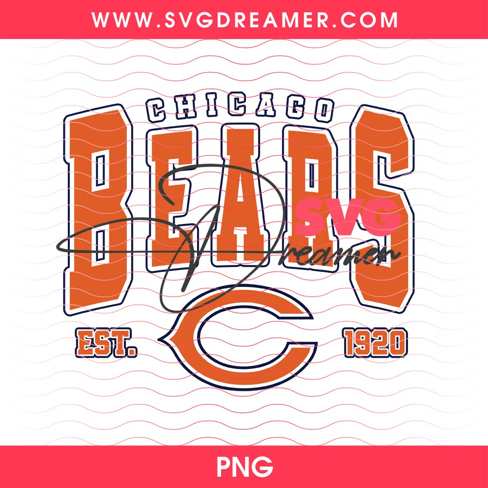 Chicago Bears Since 1920 PNG Design 2 Chicago Bears Since 1920 PNG Design