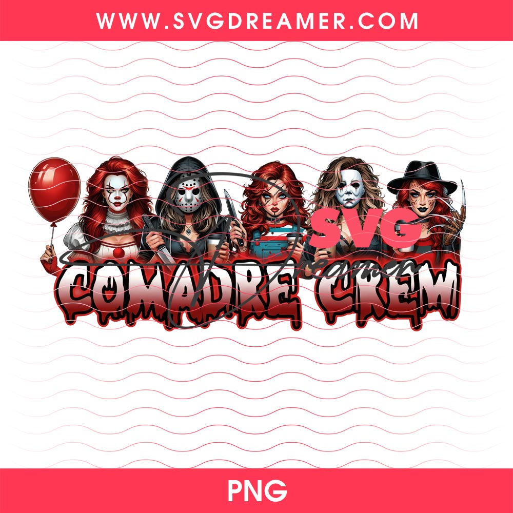 Comadre Crew Horror Girls PNG Files, Horror Friends Lady Halloween Characters PNG, Killers Friends PNG 2 Comadre Crew Horror Ladies PNG Horror Girls Halloween Characters PNG Killers Friends PNG 1